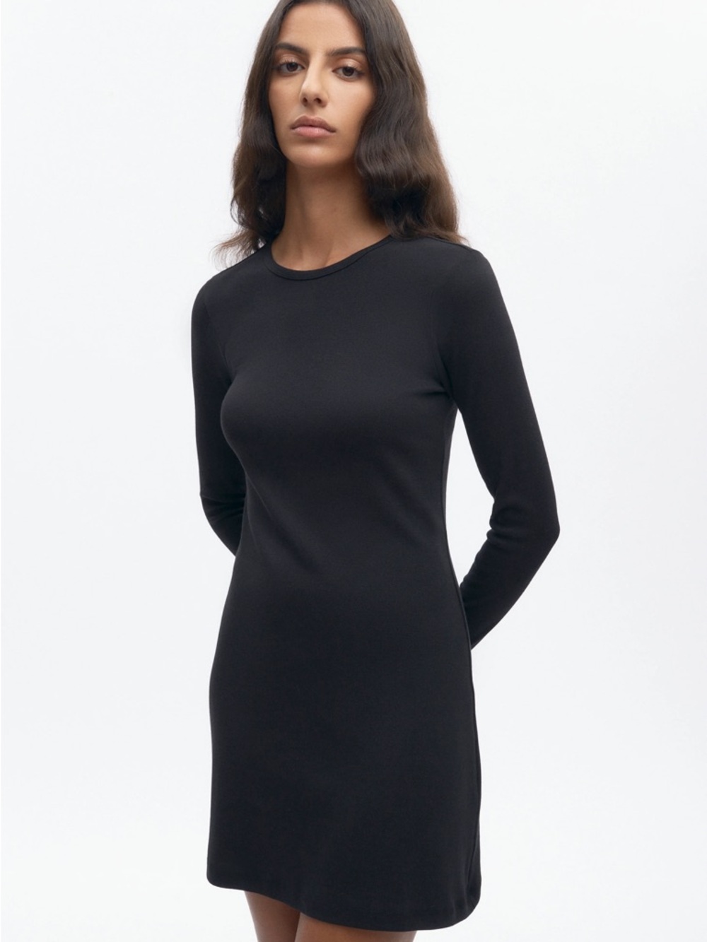 KOTN BLACK LONGSLEEVE DRESS SIZE L
